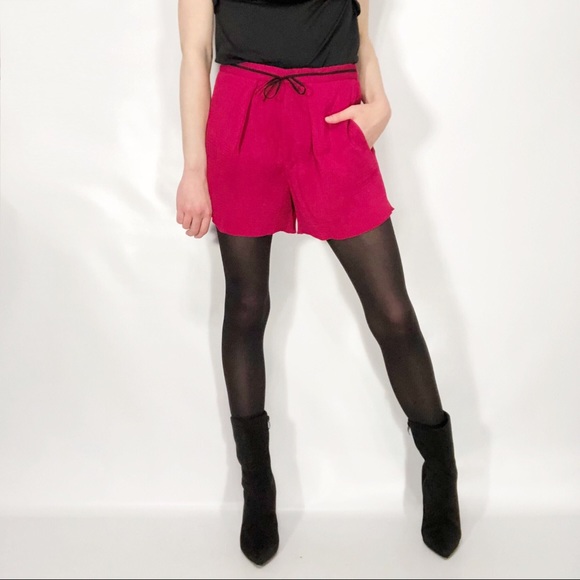 Maje NWT Accordion Micro-Pleated High Waist Shorts - Picture 2 of 8